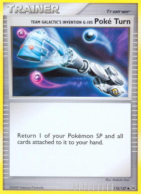 Team Galactic's Invention G-105 Poké Turn — Platinum #118 (Pokémon TCG card)