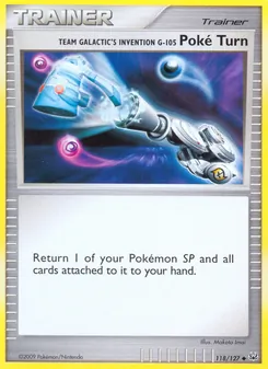 Team Galactic's Invention G-105 Poké Turn (Platinum #118)