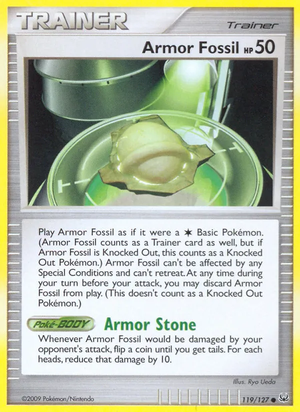 Armor Fossil — Platinum #119 (Pokémon TCG card)