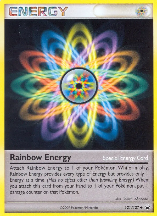Rainbow Energy — Platinum #121 (Pokémon TCG card)