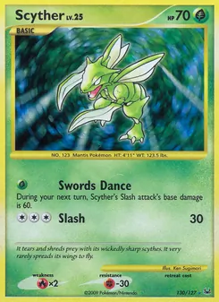 Scyther (Platinum #130)