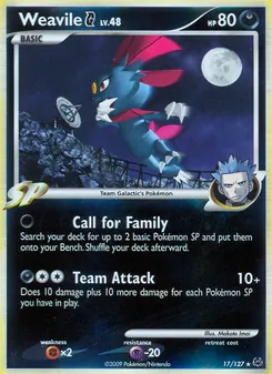 Weavile G (Platinum #17)