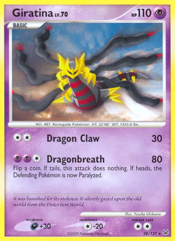 Giratina — Platinum #28 (Pokémon TCG card)