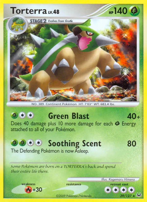 Torterra — Platinum #39 (Pokémon TCG card)