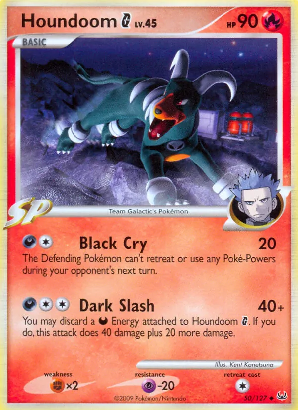Houndoom G — Platinum #50 (Pokémon TCG card)