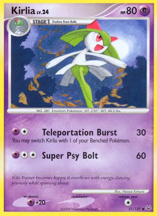 Kirlia — Platinum #51 (Pokémon TCG card)