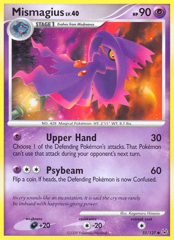 Mismagius — Platinum #55 (Pokémon TCG card)
