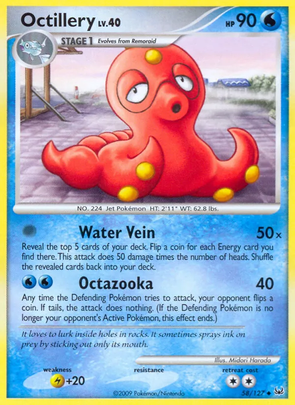 Octillery — Platinum #58 (Pokémon TCG card)