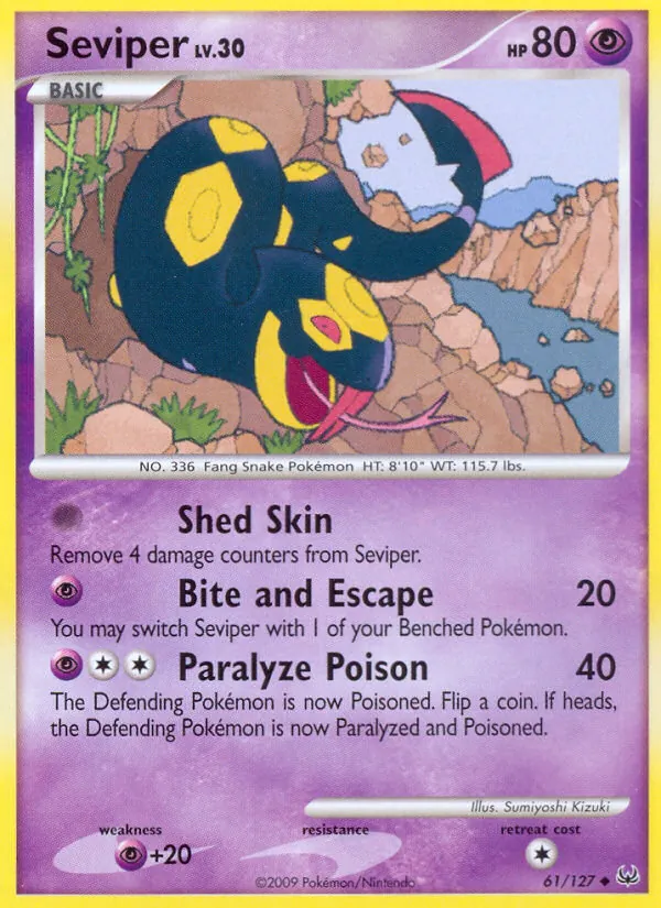 Seviper — Platinum #61 (Pokémon TCG card)
