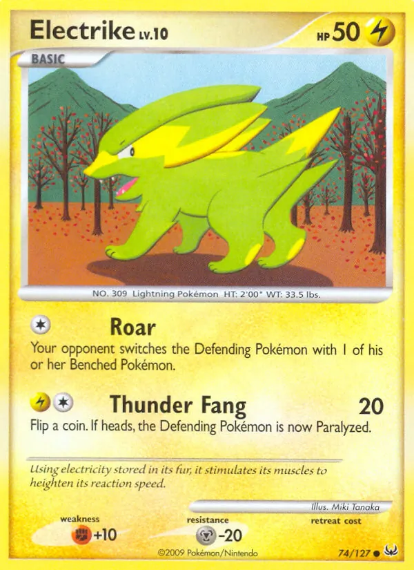 Electrike — Platinum #74 (Pokémon TCG card)