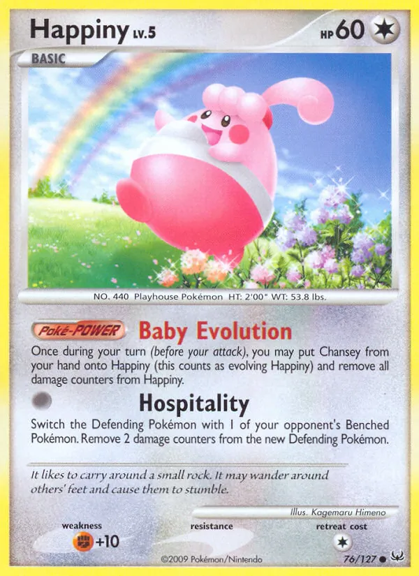 Happiny — Platinum #76 (Pokémon TCG card)
