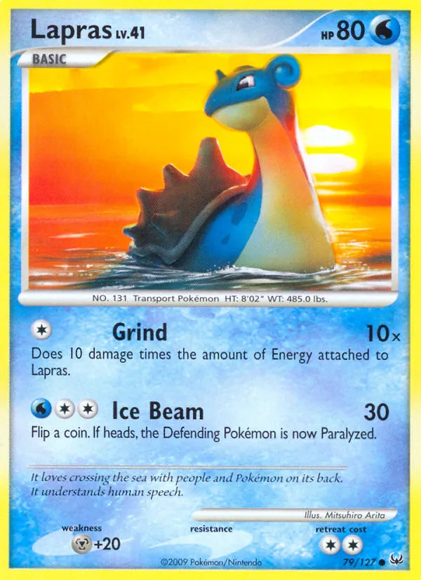 Lapras — Platinum #79 (Pokémon TCG card)