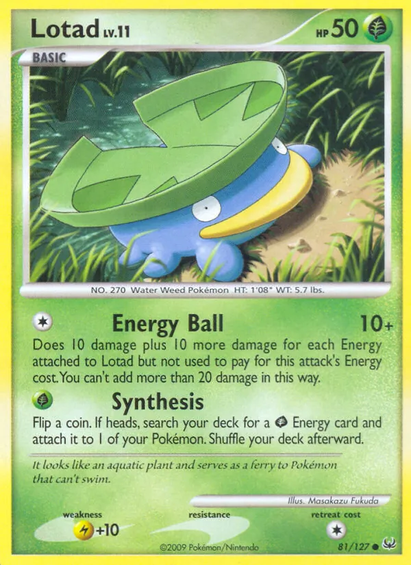 Lotad — Platinum #81 (Pokémon TCG card)