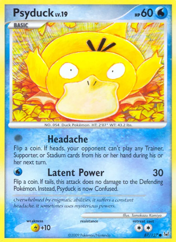 Psyduck — Platinum #87 (Pokémon TCG card)