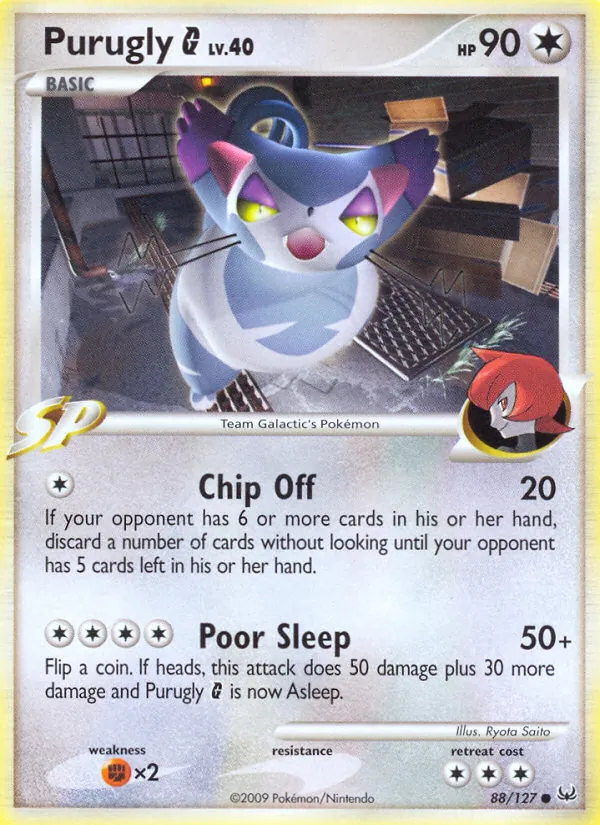 Purugly G — Platinum #88 (Pokémon TCG card)