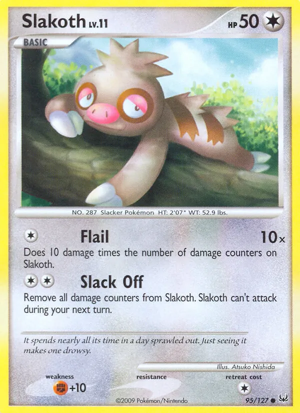 Slakoth — Platinum #95 (Pokémon TCG card)