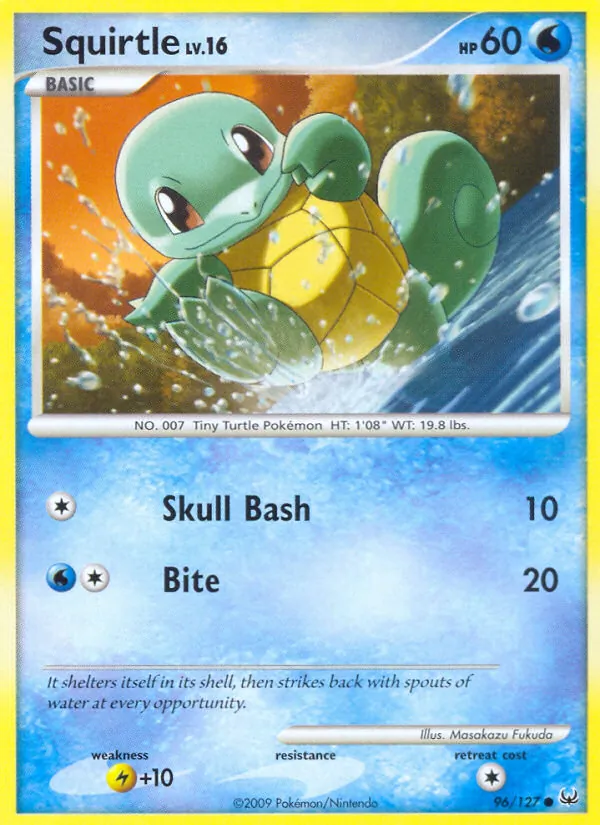 Squirtle — Platinum #96 (Pokémon TCG card)