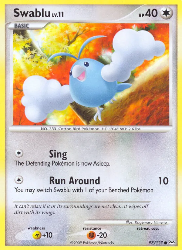 Swablu — Platinum #97 (Pokémon TCG card)