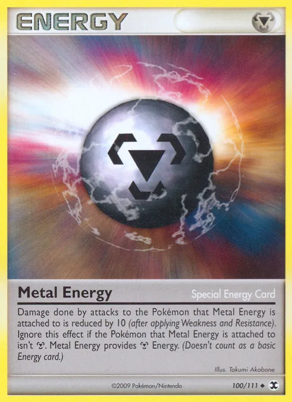 Metal Energy — Rising Rivals #100 (Pokémon TCG card)