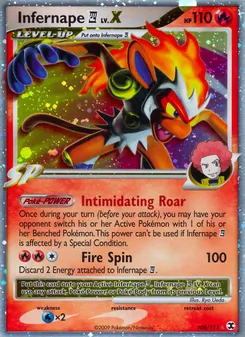 Infernape E4 LV.X (Rising Rivals #108)