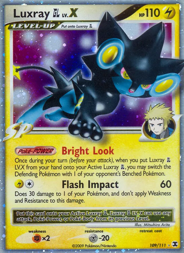 Luxray GL LV.X — Rising Rivals #109 (Pokémon TCG card)