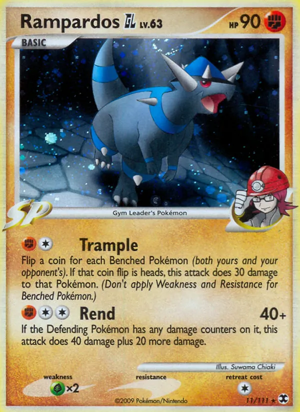 Rampardos GL — Rising Rivals #11 (Pokémon TCG card)