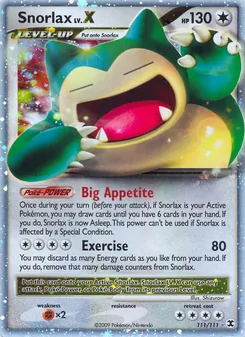 Snorlax LV.X (Rising Rivals #111)