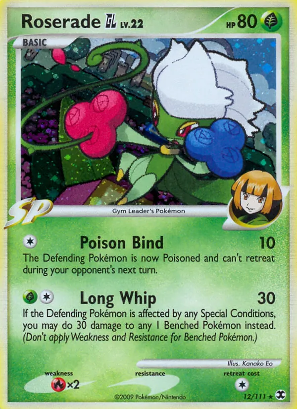 Roserade GL — Rising Rivals #12 (Pokémon TCG card)