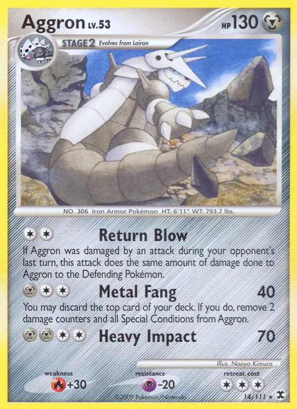 Aggron — Rising Rivals #14 (Pokémon TCG card)