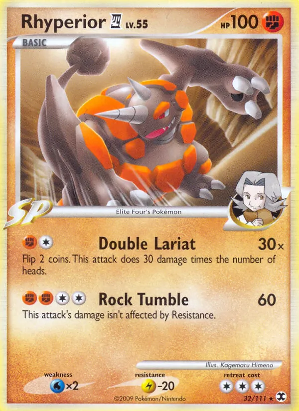 Rhyperior E4 — Rising Rivals #32 (Pokémon TCG card)