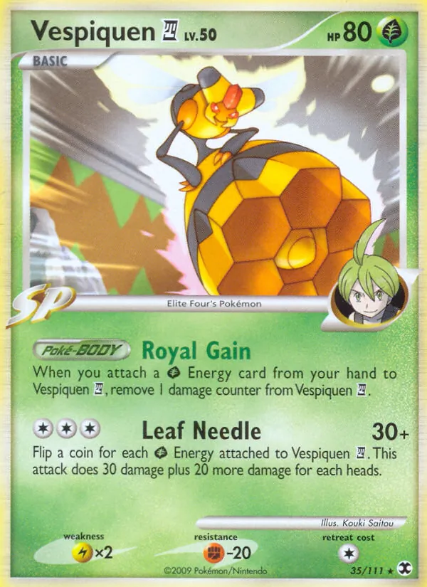 Vespiquen E4 — Rising Rivals #35 (Pokémon TCG card)