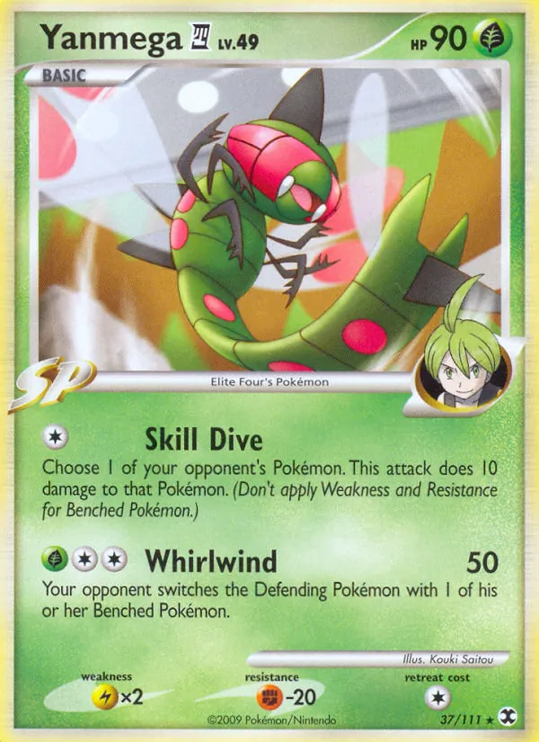 Yanmega E4 — Rising Rivals #37 (Pokémon TCG card)