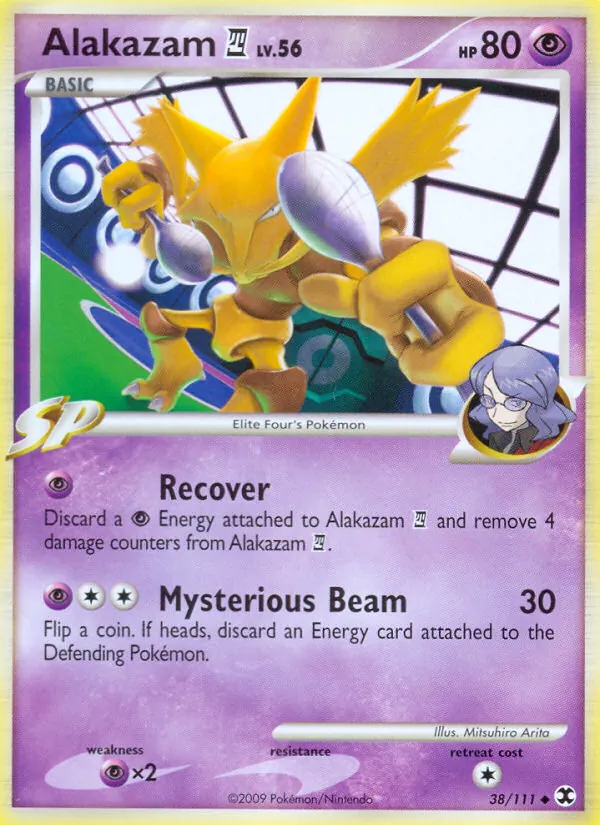 Alakazam E4 — Rising Rivals #38 (Pokémon TCG card)