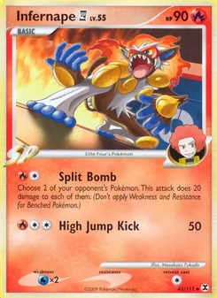 Infernape E4 (Rising Rivals #43)