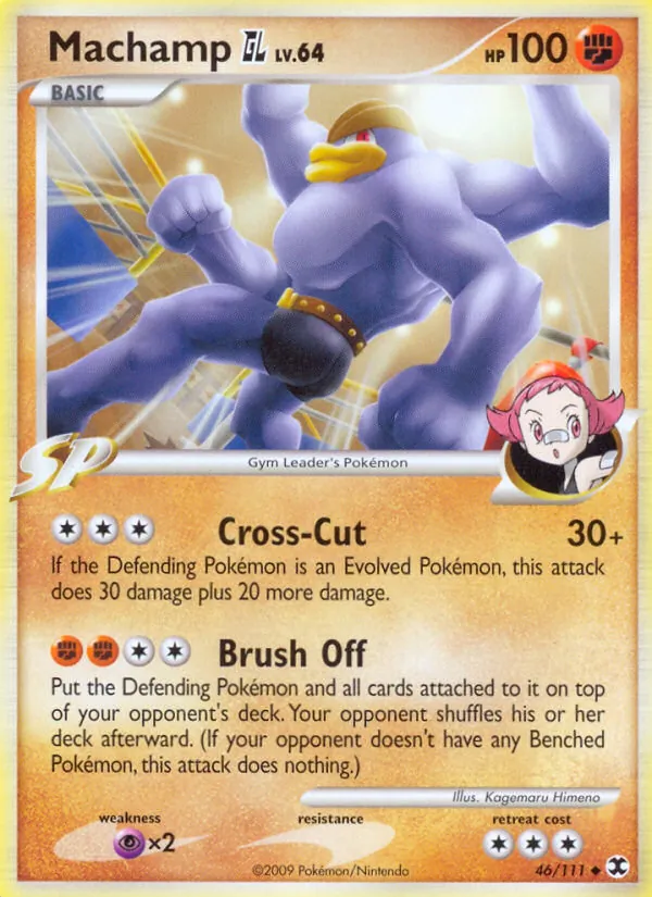 Machamp GL — Rising Rivals #46 (Pokémon TCG card)
