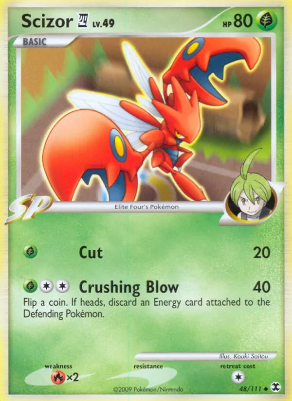 Scizor E4 — Rising Rivals #48 (Pokémon TCG card)