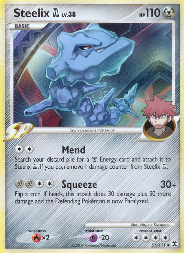 Steelix GL — Rising Rivals #51 (Pokémon TCG card)