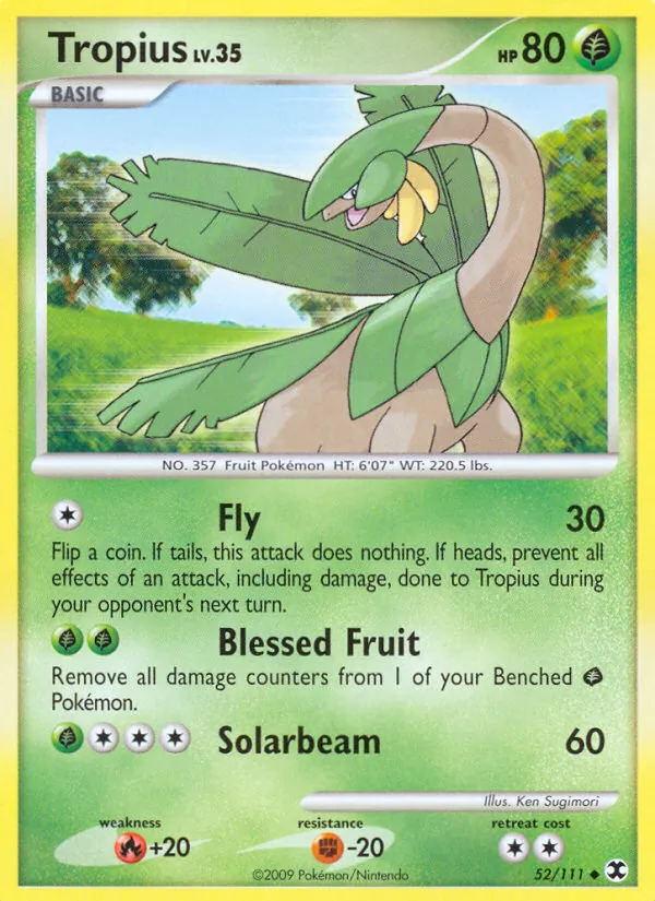 Tropius — Rising Rivals #52 (Pokémon TCG card)