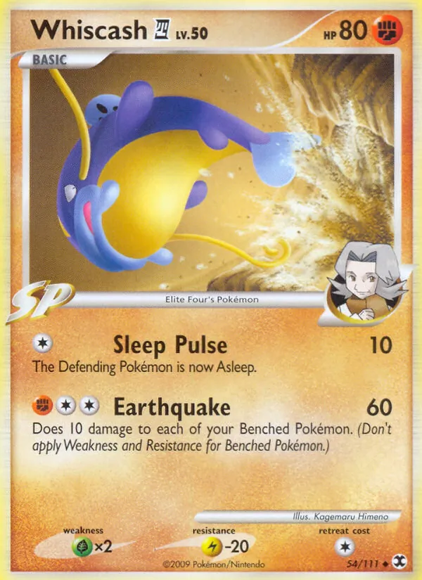 Whiscash E4 — Rising Rivals #54 (Pokémon TCG card)