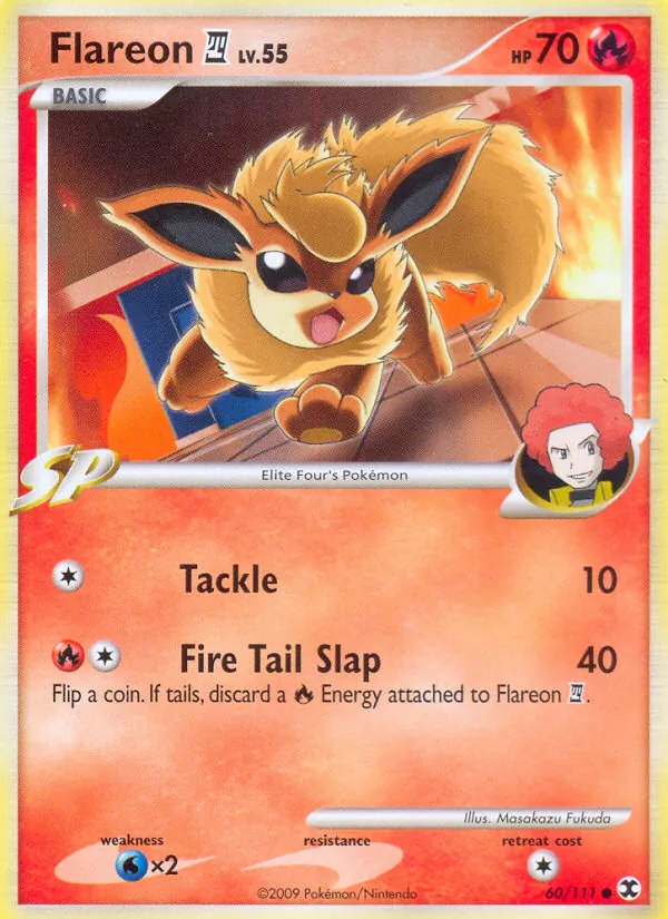 Flareon E4 — Rising Rivals #60 (Pokémon TCG card)