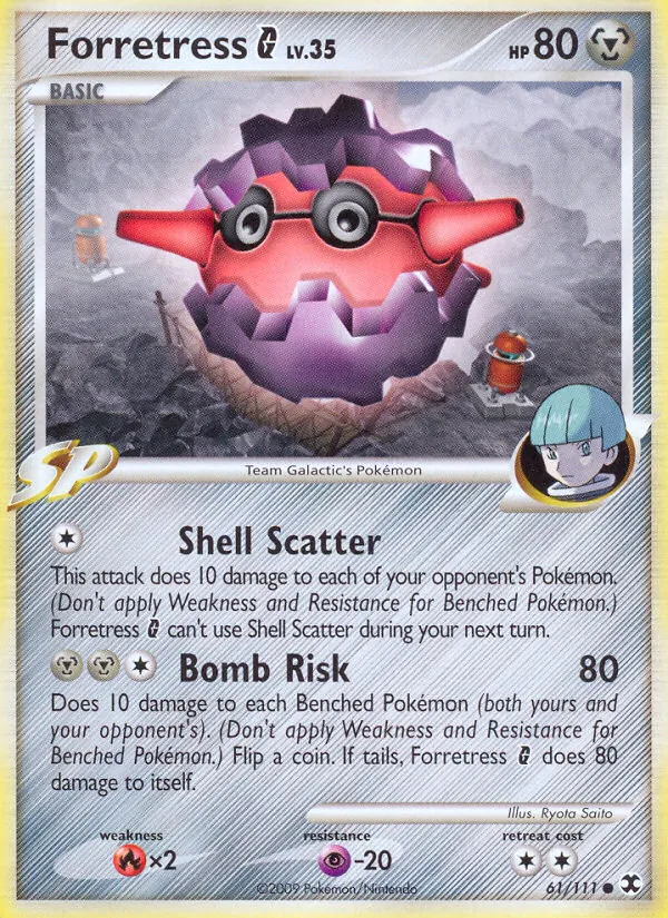 Forretress G — Rising Rivals #61 (Pokémon TCG card)