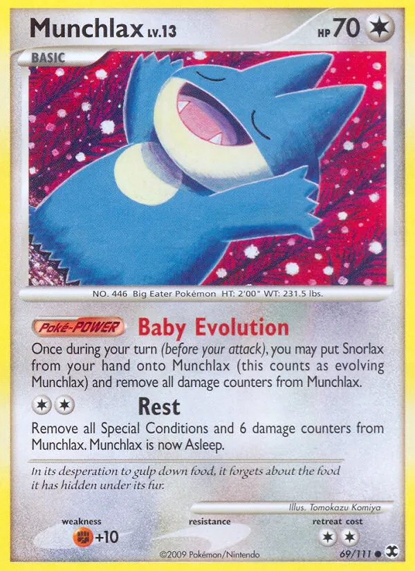 Munchlax — Rising Rivals #69 (Pokémon TCG card)