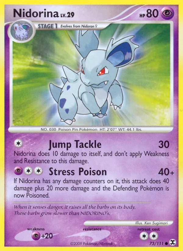 Nidorina — Rising Rivals #73 (Pokémon TCG card)