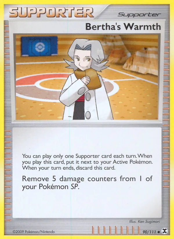 Bertha's Warmth — Rising Rivals #90 (Pokémon TCG card)