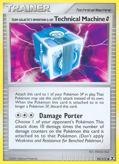 Team Galactic's Invention G-107 Technical Machine G (Rising Rivals #95)