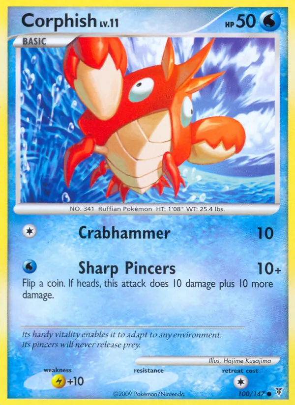 Corphish — Supreme Victors #100 (Pokémon TCG card)