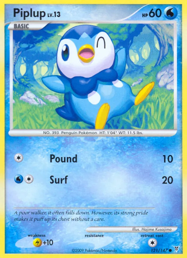 Piplup — Supreme Victors #121 (Pokémon TCG card)