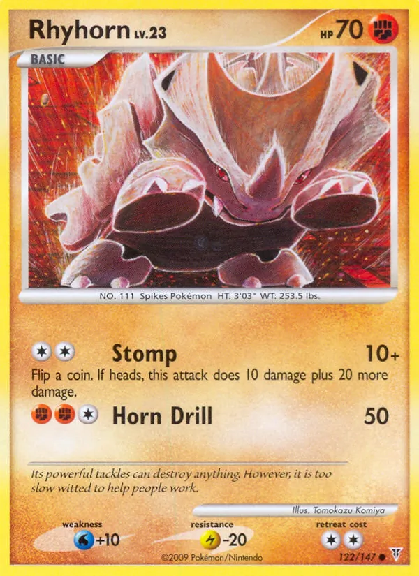 Rhyhorn — Supreme Victors #122 (Pokémon TCG card)