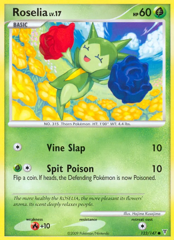 Roselia — Supreme Victors #123 (Pokémon TCG card)