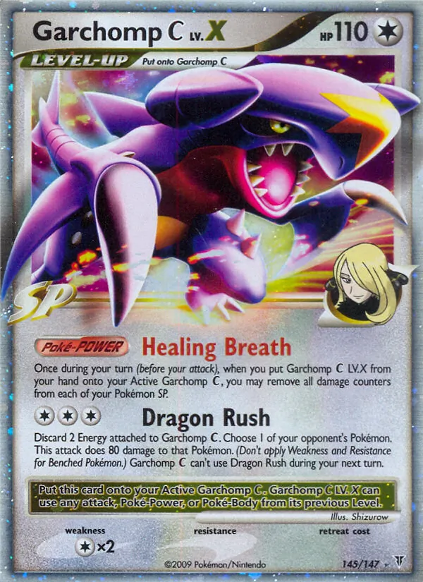 Garchomp C LV.X — Supreme Victors #145 (Pokémon TCG card)